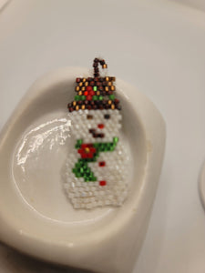 Santan Snowman Hair Jewelry